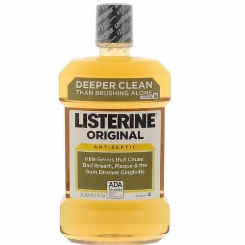 Listerine Antiseptic Mouthwash, Original, 1.5 L Bottle, 6/Case, 70153 - Listerine® Antiseptic Mouthwash Original 1.5 Liter Bottles Case/6 - Image 1