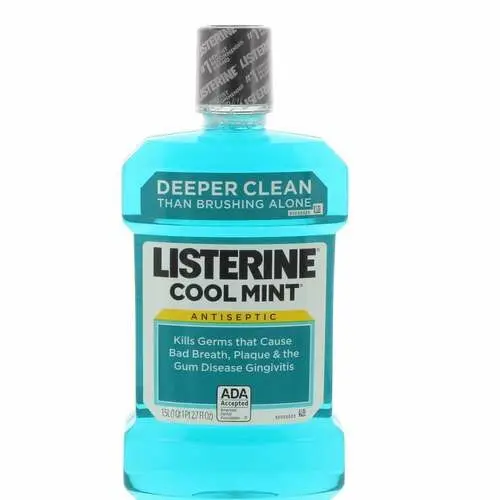 Listerine Antiseptic Mouthwash, Cool Mint, 1.5 L Bottle, 6/Case, 42755 - Listerine Antiseptic Mouthwash - Image 1