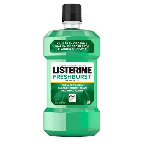 Listerine Antiseptic Mouthwash, Fresh Burst, 1.5 L Bottle, 6/Case, 42855 thumbnail 2