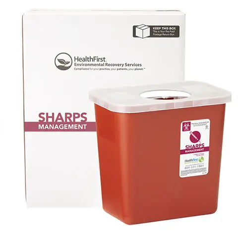 Healthfirst Sharps Container, 2 Gallon, Each, 3879 - , 2 Gallon, Each, 3879 - Image 1