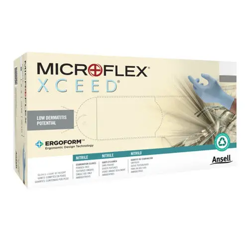 XCEED® Nitrile Examination Gloves, Powder Free, Latex Free, Non-Sterile, Small, Blue, 250/Box, XC-310-S thumbnail 13