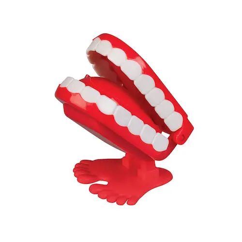 Sherman Specialty Wind-Up Chattering Teeth, Red, 1.75", Pack of 12, S71396 thumbnail 2
