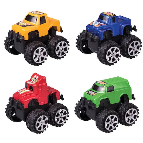 3" Monster Trucks Assorted Colors, Pull-Back, 36/Pack, S2436 thumbnail 2