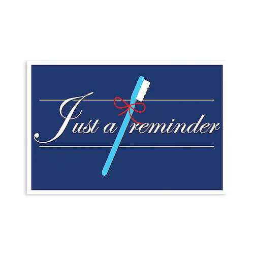 Sherman Specialty 4-Up Reminder Recall Cards, Blue Brush, 200/Pkg, RC9998 thumbnail 2