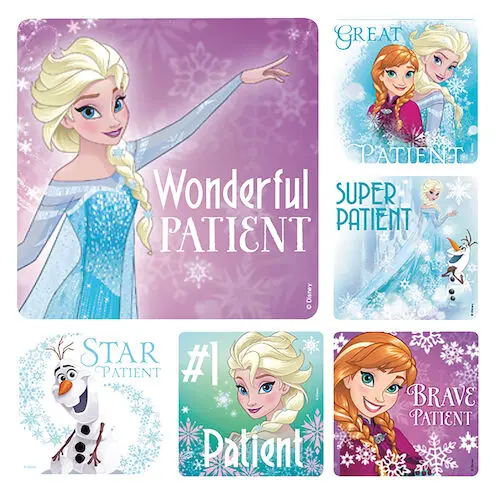 Disney Frozen Patient Stickers, Assorted 2.5" x 2.5", 100/Roll, PS595 thumbnail 2