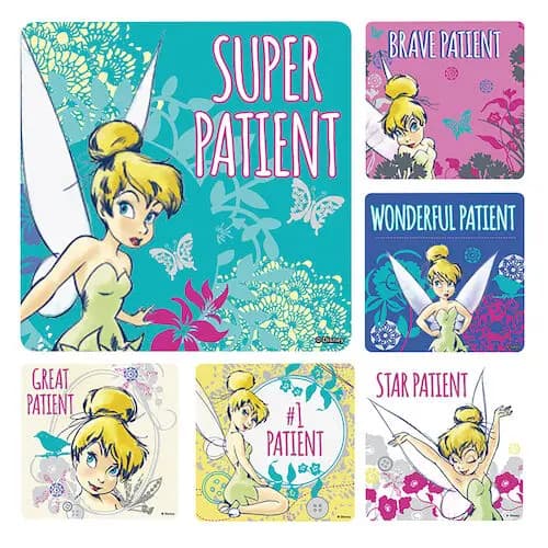 Tinkerbell Patient Stickers, 2-1/2" Assorted Designs, 100/Roll, PS629 thumbnail 2