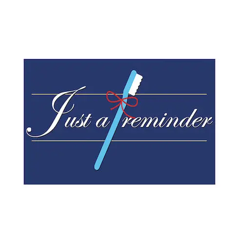 Blue Reminder Recall Postcard, 4" x 6", 6 Text Lines, 250/Pkg, RC1361 thumbnail 2