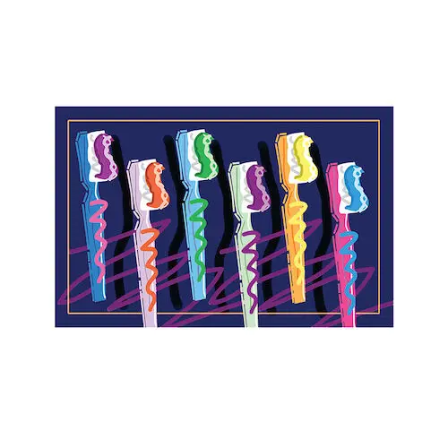 Sherman Specialty Toothbrush 4-Up Recall Cards, 200/Box, RC1437 thumbnail 2