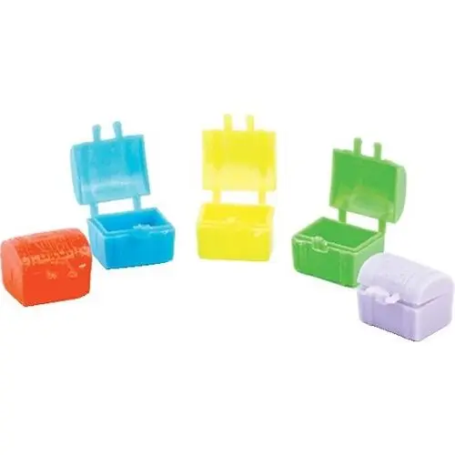 Sherman Specialty Tooth Saver Treasure Chest, Assorted Neon Colors, 1 Inch, 144/Pkg, S6285 thumbnail 2