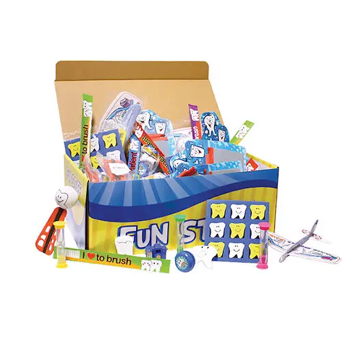Dental Treasure Toy Chest Starter Kit with Box - 150 Mixed Toys, TC100 thumbnail 2