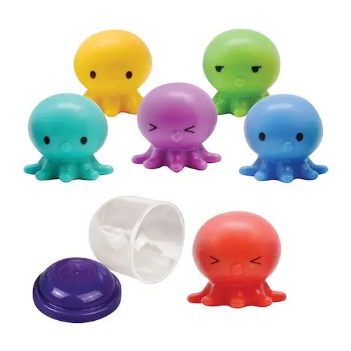 Sherman Specialty Octo-Squishies Vending Capsule Mix, Assorted Colors, 1" Capsules, 250/Pack, JV442 thumbnail 2