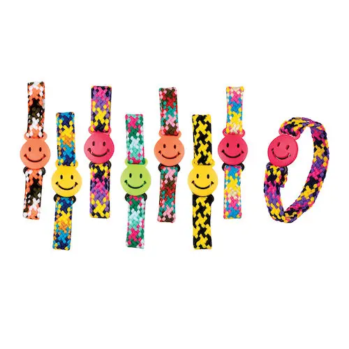 Smile Buckle Bracelets, Assorted Colors, 7.5 in, 72/Pkg, S2926 thumbnail 2
