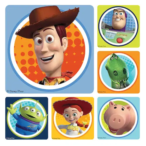 Disney Toy Story Stickers, 2.5" Square, Assorted Designs, 100/Roll, PS443 thumbnail 2