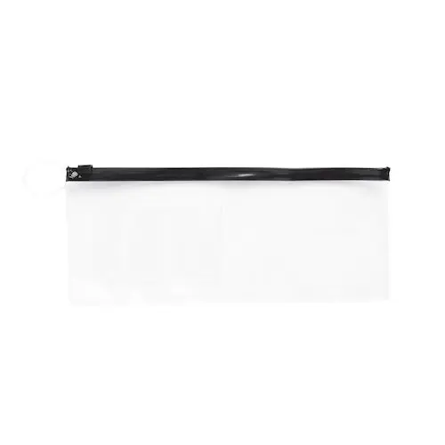 Black Zipper Pouch, 10"W x 4"H, 144/Pkg, S7732 thumbnail 2