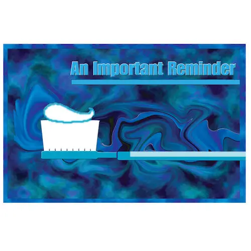 Important Reminder Recall Postcards, 4" x 6", 6 Text Lines, 250/Pkg, RC5426 thumbnail 2