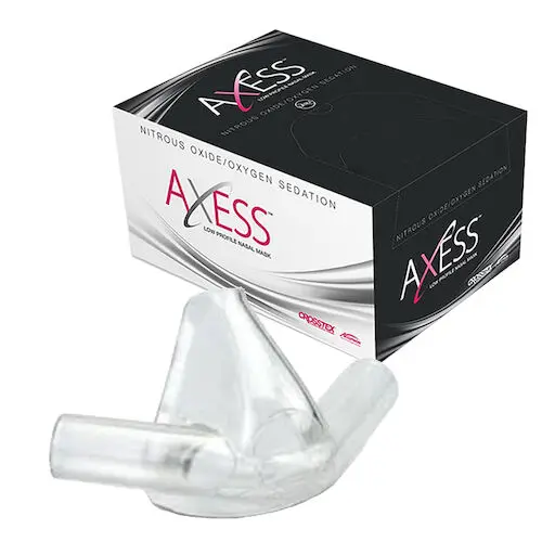 Axess Low Profile Nasal Mask, Small, Unscented, Clear, Single-Use, 24/Pk, 53037-9 thumbnail 3