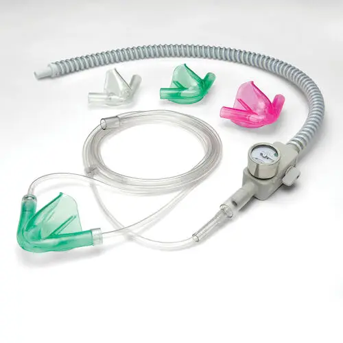 Accutron Axess Scavenging Circuit for In-Line Vacuum Controller with 9 Low Profile Single-Use Nasal Masks, 53005 - ACCUTRON - AXESS - LOW PROFILE NASAL MASK - In-Line Scavenging Circuit - Image 1
