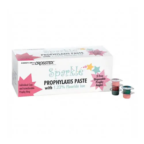 Crosstex Sparkle Prophy Paste, Coarse Grit, Mint Flavor, Unit Dose Cups, 200/Box thumbnail 8