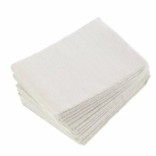 Crosstex PolyBack Patient Towels/Bibs, 3-Ply Tissue with 1-Ply Poly, 13" x 19", White, 500/Case, WPXWH thumbnail 6