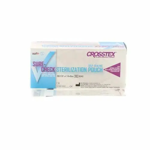 Crosstex Sure-Check Self-Seal Sterilization Pouches, 2.25" x 4", 200/Box, SCXX2 thumbnail 14