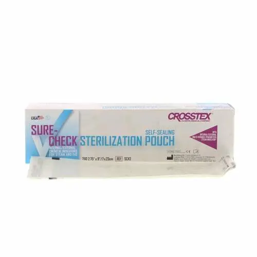 Crosstex Sure-Check Self-Seal Sterilization Pouches, 2.75" x 9", 200/Box, SCX2 thumbnail 13
