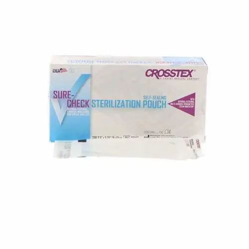 Crosstex Sure-Check Self-Seal Sterilization Pouches, 3.5" x 5.25", 200/Box, SCXS2 thumbnail 14