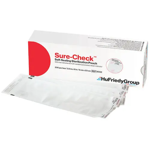 Crosstex Sure-Check Self-Seal Sterilization Pouches, 3.5" x 9", 200/Box, SCS2 thumbnail 16