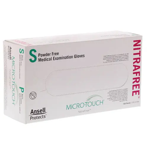 Micro-Touch NitraFree Pink Nitrile Exam Gloves, Powder Free, Non-Sterile, Small, 100/Box, 6034511 thumbnail 13