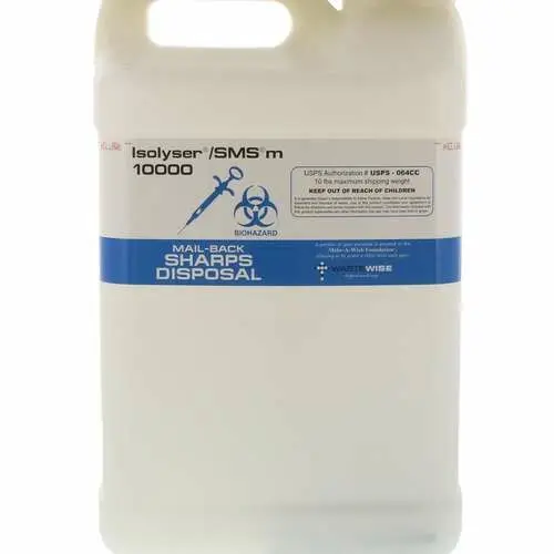 Isolyser/SMSm 10000 Sharps Mail-Back Disposal System, 10 Liter, SMS10000M thumbnail 3