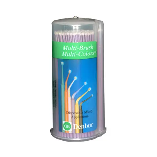 Denbur Multi-Brush Easy-Shake Applicator, Small, Purple, 150/Pkg, 929154 - Multi-Brush Easy-Shake - Image 1