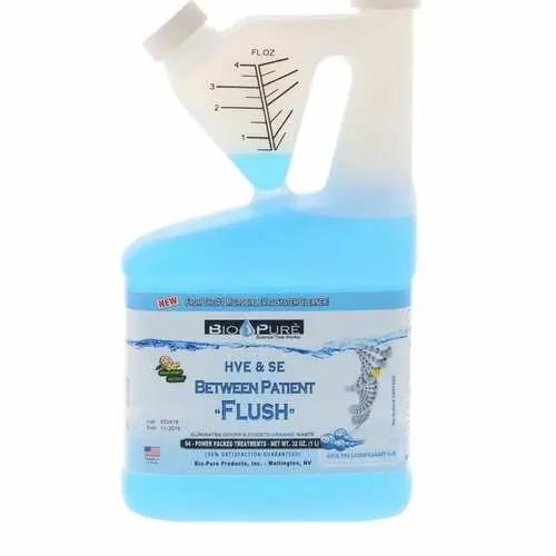 Bio-Pure Between Patient Flush Evacuation Line Cleaner, 32 oz Bottle, 128 Treatments, 2801202 - Bio-Pure® Between Patient "Flush" Evacuation Line Cleaner - 128 Treatments, 32 oz - Image 1