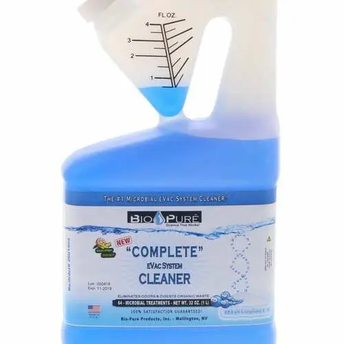 Bio-Pure eVac System Maintenance Cleaner, 32 oz Bottle, Ready-to-Use Liquid, SKU 2801402 - Bio-Pure eVac System Maintenance Cleaner - 32 oz. Liquid. Microbial Cleaner - Image 1