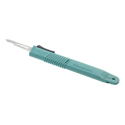 Myco Medical Technocut Plus #15 Sterile Disposable Safety Scalpel, Retractable, Blue, 10/Box, 6008TR-15 thumbnail 9