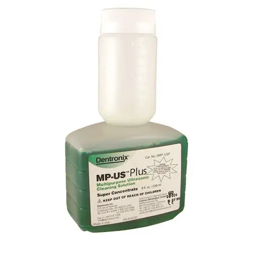 MPUS Plus Ultrasonic Cleaning Solution, 8 oz Meter Dose Bottle, 4/Case, DMP-USP - MPUS Plus Ultrasonic Cleaning Solution 8oz Bottle - Image 1