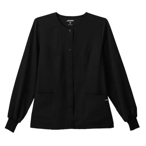 Jockey Warm-Up Jacket, Ladies Snap Front, X-Large, Black, 2356-015-XL thumbnail 2
