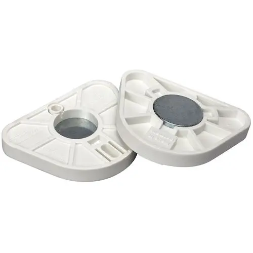 Whip Mix QuickMount Magnetic Mounting Plates, White with Metal Disks, 20/Pkg, 28701 thumbnail 4