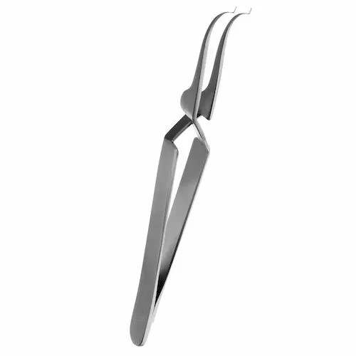 Hu-Friedy Ultra Slim Buccal Tube Bonder Tweezers, Non-Locking, Smooth Tip, 678-505 thumbnail 3