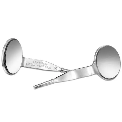 Hu-Friedy #4 High Definition Double-Sided Cone Socket Mouth Mirror, Stainless Steel, 6/Pkg, MIR4DSHD6 thumbnail 3