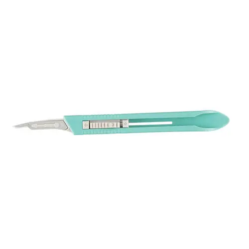 Miltex-Integra #15C Disposable Safety Scalpel, Angled Blade, Sterile, Retractable, Box of 10, 4-515C thumbnail 7