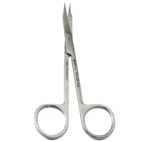 Goldman-Fox Curved Scissors, 12.5 cm, Stainless Steel, PDT Inc thumbnail 2
