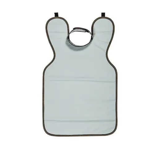 Soothe-Guard Lead-Lined X-Ray Apron with Collar, Adult, 0.35 mm Lead Equivalency, Light Blue, 661905000 thumbnail 6