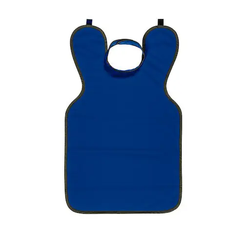 Soothe-Guard Lead-Lined X-Ray Apron with Collar, 0.35 mm Lead Equivalency, Adult Universal, Royal Blue, 662205000 thumbnail 3