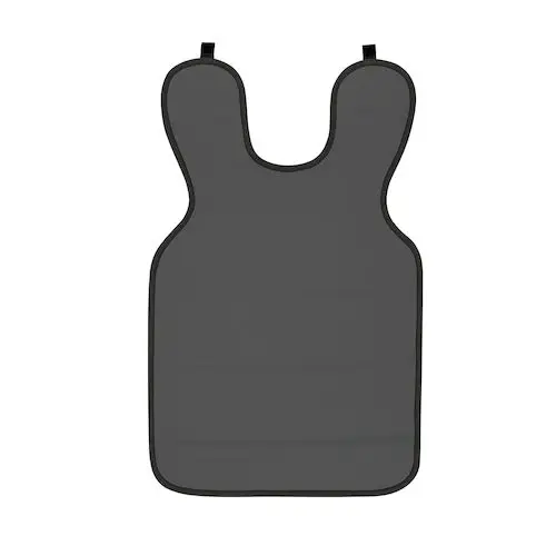 Soothe-Guard Lead-Lined X-Ray Apron, Adult, Without Collar, 0.35 mm Lead Equivalency, Cool Gray, 662004902 thumbnail 3