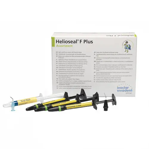 Helioseal F Plus Light-Curing Fluoride-Releasing Fissure Sealant Assortment, 1.25 g Syringes, 5/Box, 686770AN thumbnail 3