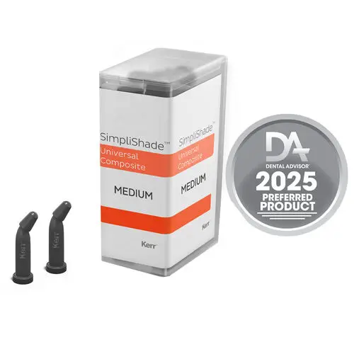 Kerr SimpliShade Universal Composite Unidose Refill, Medium Shade, 0.25g Compules, 20/Pack, 37007 thumbnail 8