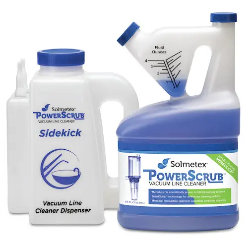 Solmetex PowerScrub Vacuum Line Cleaner Intro Kit, 64 oz Bottle with Sidekick Dispenser, PCS-VLIK thumbnail 20
