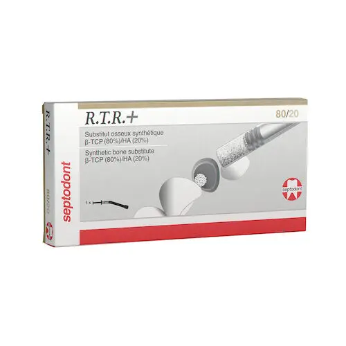Septodont R.T.R.+ 80/20 Synthetic Biphasic Bone Grafting Material, 0.5 cc Prefilled Syringe, 80% Beta-Tricalcium Phosphate / 20% Hydroxyapatite, 1/Bx, 01S0530 thumbnail 7