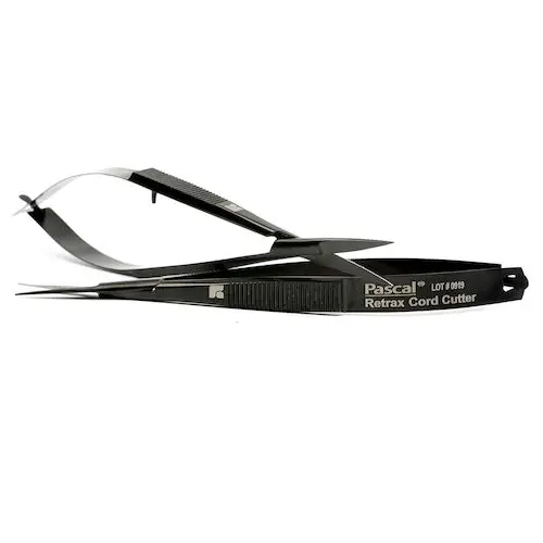 Retrax Retraction Cord Cutter, Multi-Use Scissors, Stainless Steel, Black TiN Coating, 1/Pk, 26-440 thumbnail 4
