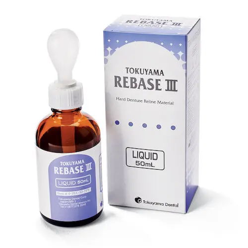 Tokuyama Rebase III Denture Reline Liquid, 50 mL Bottle, Refill, 20662 thumbnail 13