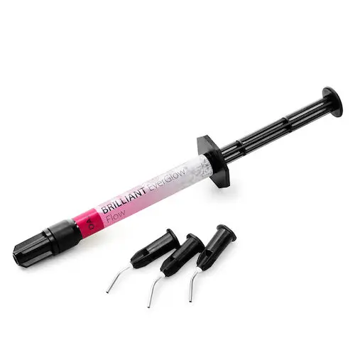 BRILLIANT EverGlow Flow Flowable Composite Syringe Refill, Opaque A2 (OA2), 2 g, 60019751 thumbnail 3